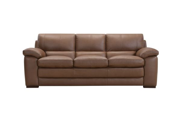 Brand New Revia Sofa Factory Packed  ONLY 1 AVAILABLE Ready To Ship In Grade 60 Rangers Russet